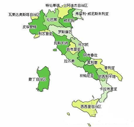 意大利葡萄酒產區